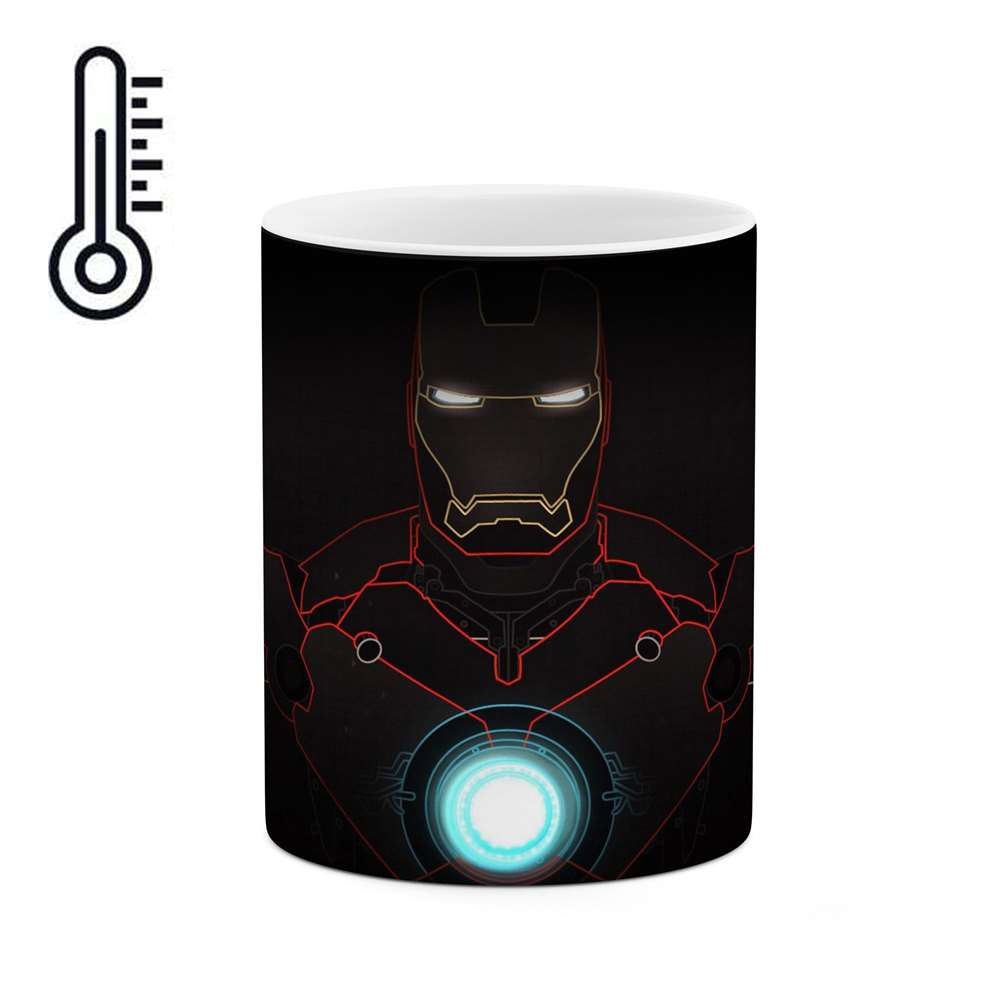 ماگ حرارتی طرح مرد آهنی Iron man  مدل mgph15463