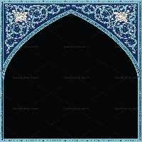 کاشی کاری محراب - گرافیک با طعم تربچه