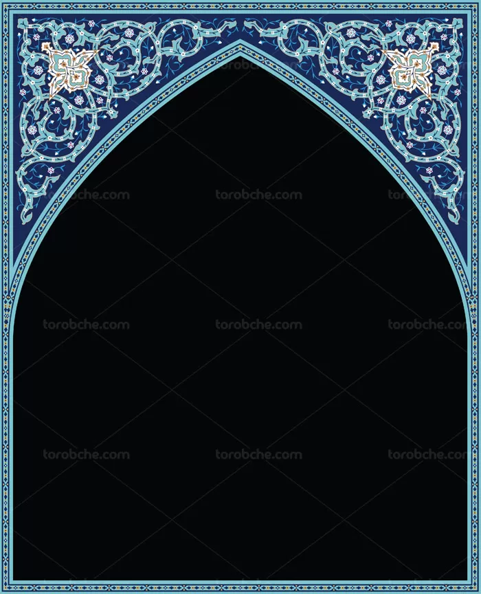 کاشی کاری محراب - گرافیک با طعم تربچه