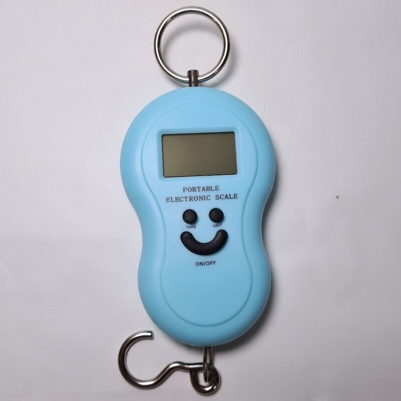 ترازو قلابدار رنگ آبی Portable ELECTRONIC SCALE