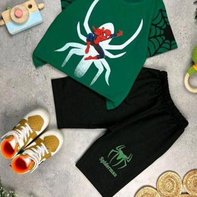 تیشرت شلوارک پسرانه طرح اسپایدرمن