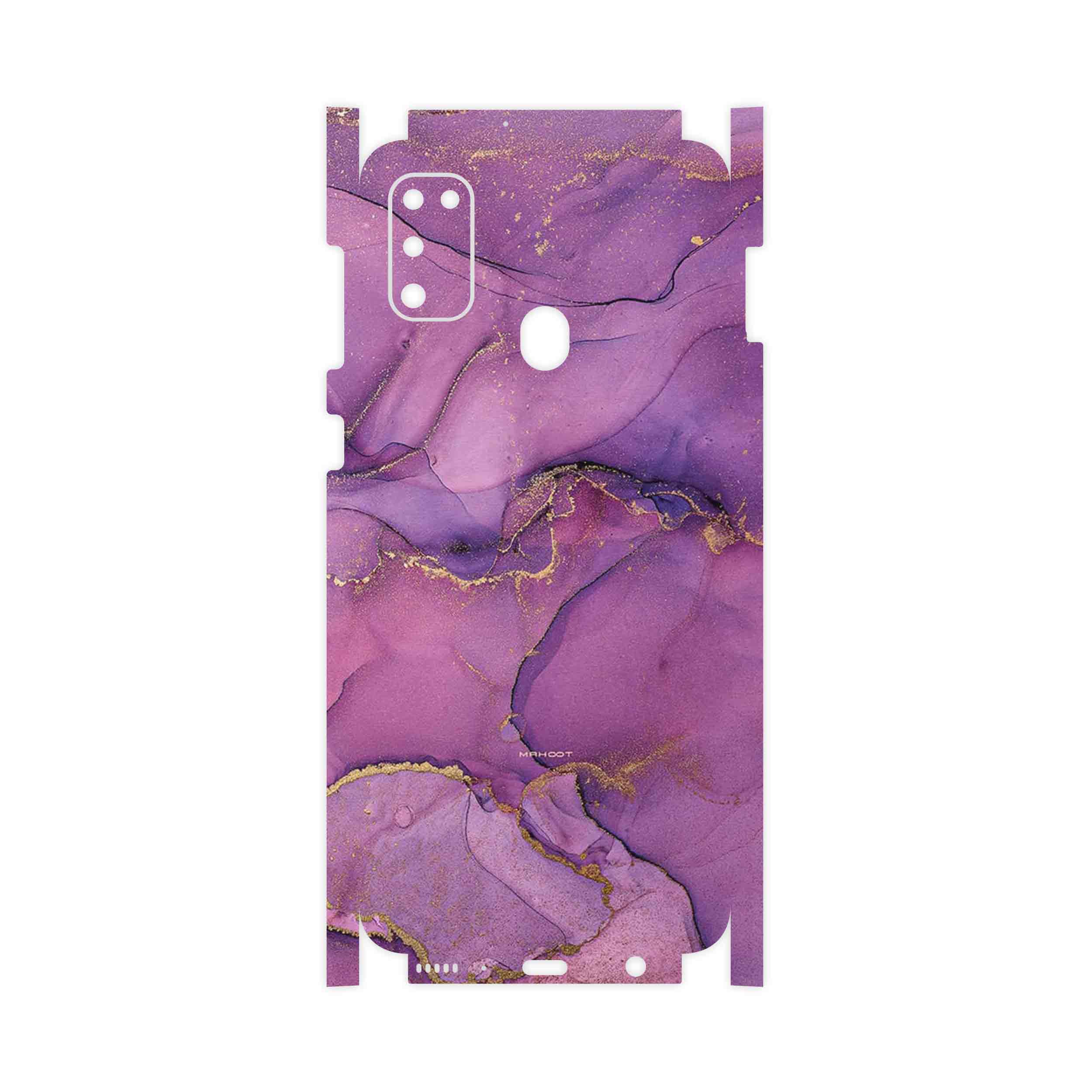 برچسب پوششی ماهوت مدل Purple Marble-FullSkin مناسب برای گوشی موبایل سامسونگ Galaxy M30s