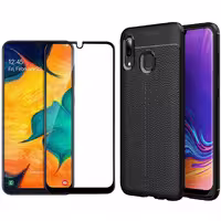 کاور مورفی مدل AG7 مناسب برای گوشی موبایل سامسونگ Galaxy A20 به همراه محافظ صفحه نمایش