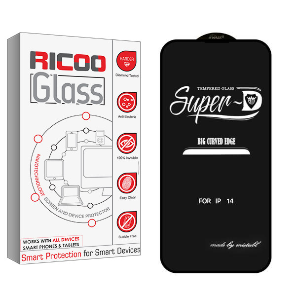 محافظ صفحه نمایش ریکو مدل RiC2 SuperD مناسب برای گوشی موبایل اپل iPhone 14 | کالا برتری