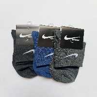 جوراب 3 عددی ساق دار طرح نایک | گل میخک