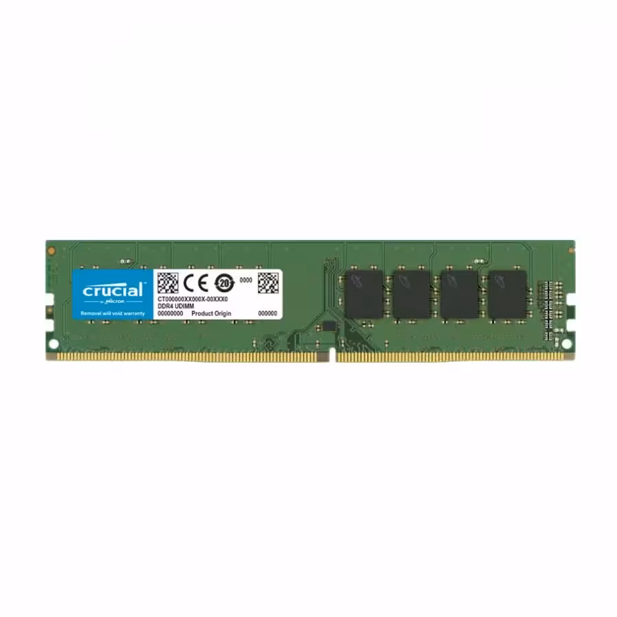 رم دسکتاپ DDR4 تک کاناله 3200 مگاهرتز CL22 کروشیال مدل UDIMM  ظرفیت 8 گیگابایت
