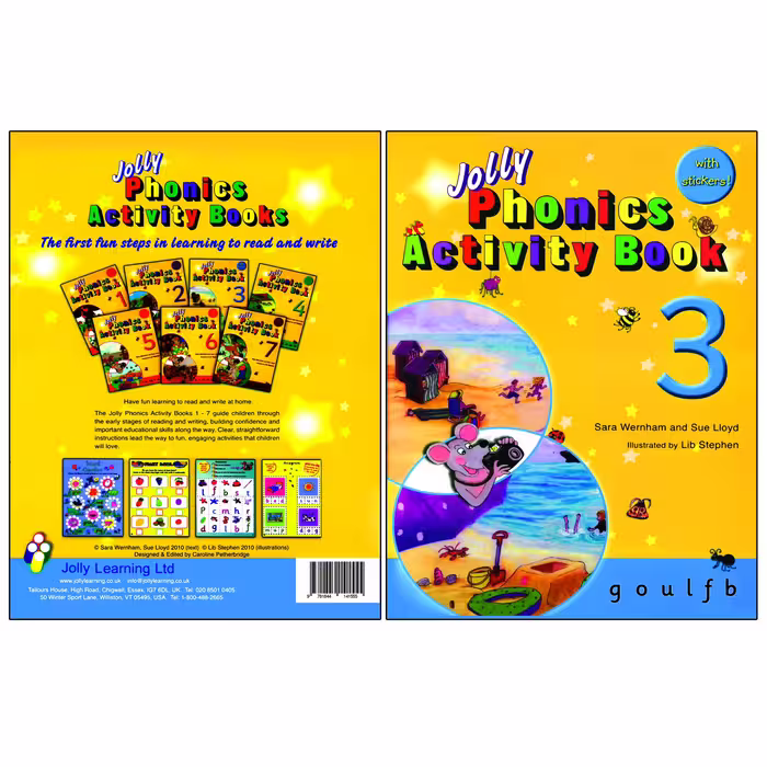 کتاب Jolly Phonics Activity Book 3 اثر Sue Lioyd and Sara Wernham انتشارات Jolly