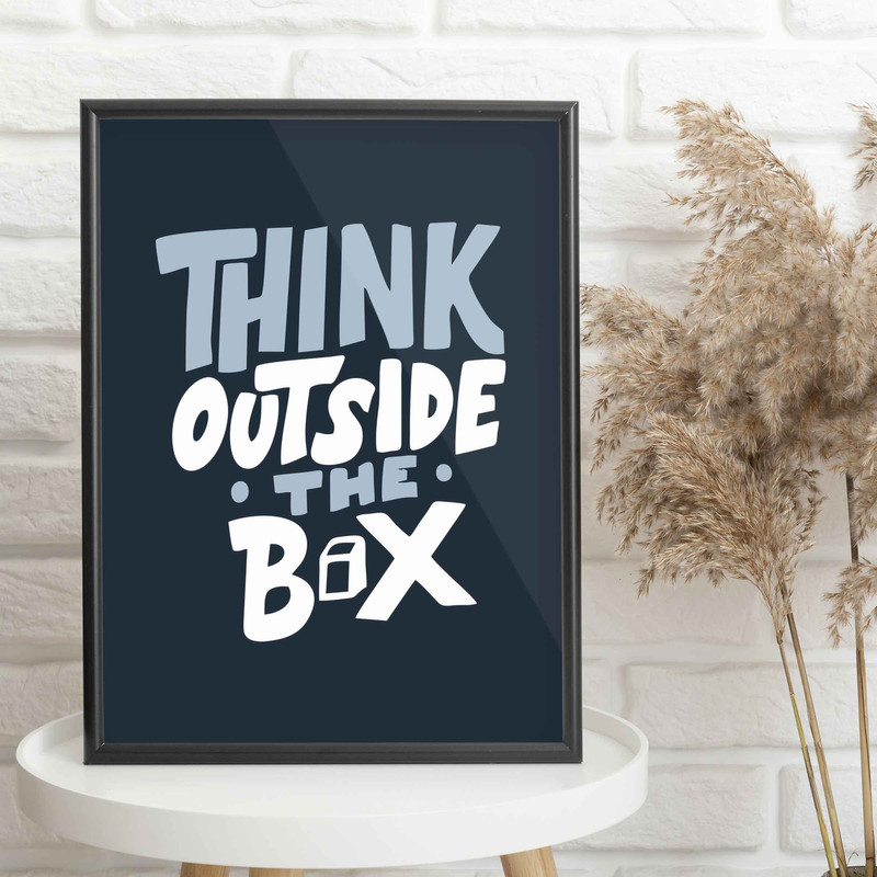 تابلو مدل انگیزشی خارج از چارچوب فکر کن کد BTOTB2