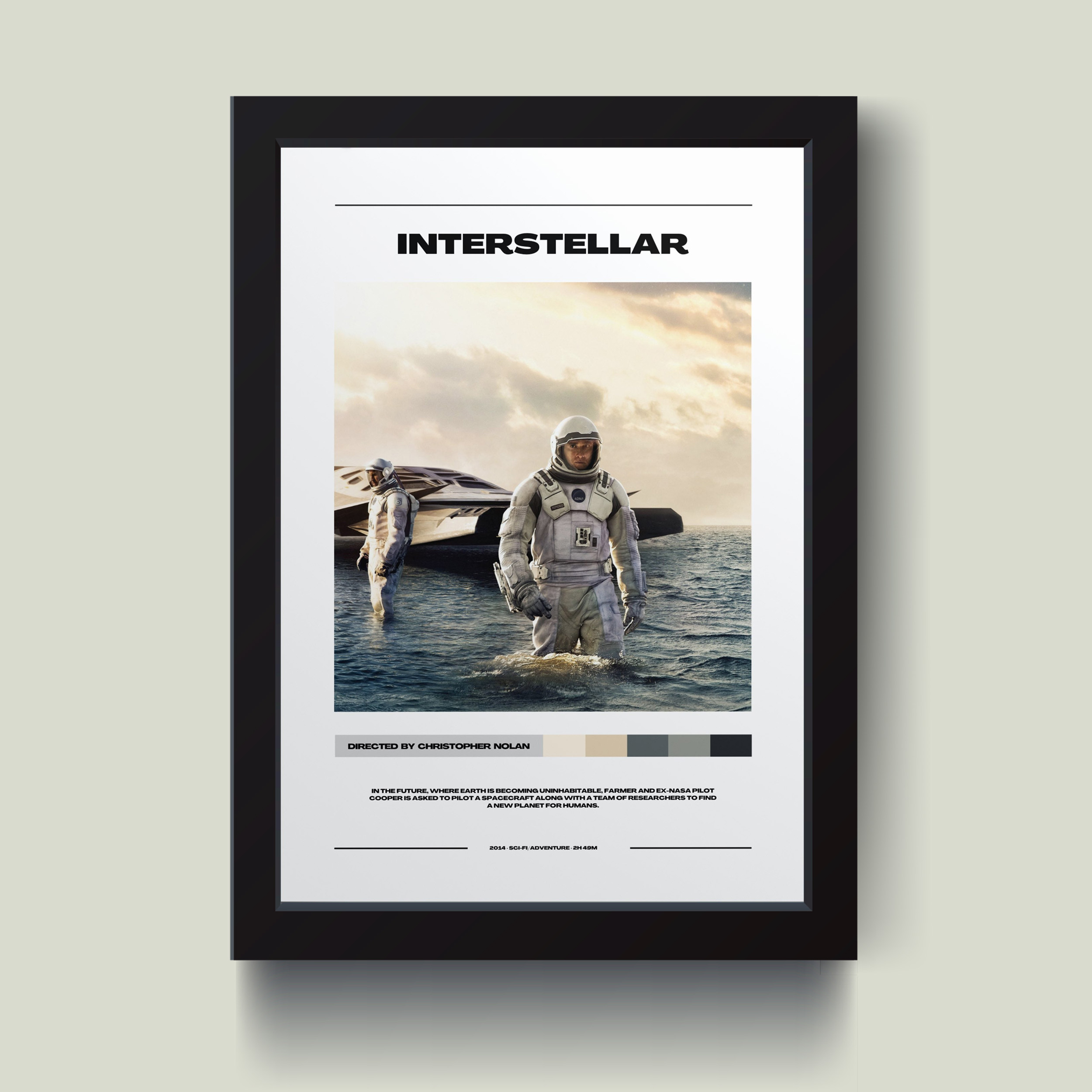 تابلو مدل Interstellar کد m2577-b