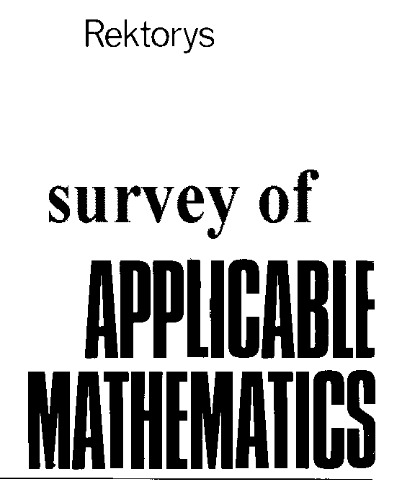 خرید و دانلود نسخه کامل کتاب Survey of Applicable Mathematics