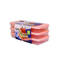 ظرف نگهدارنده لیمون مدل نسترن hm364 بسته 3 عددی