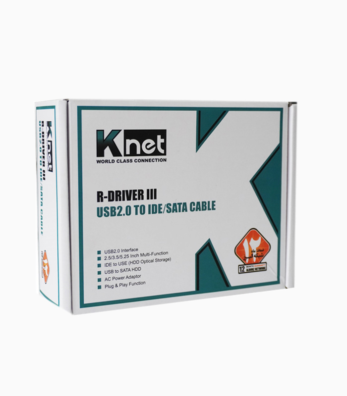 مبدل USB 2.0 به SATA/IDE کی نت مدل K-COU20IDE