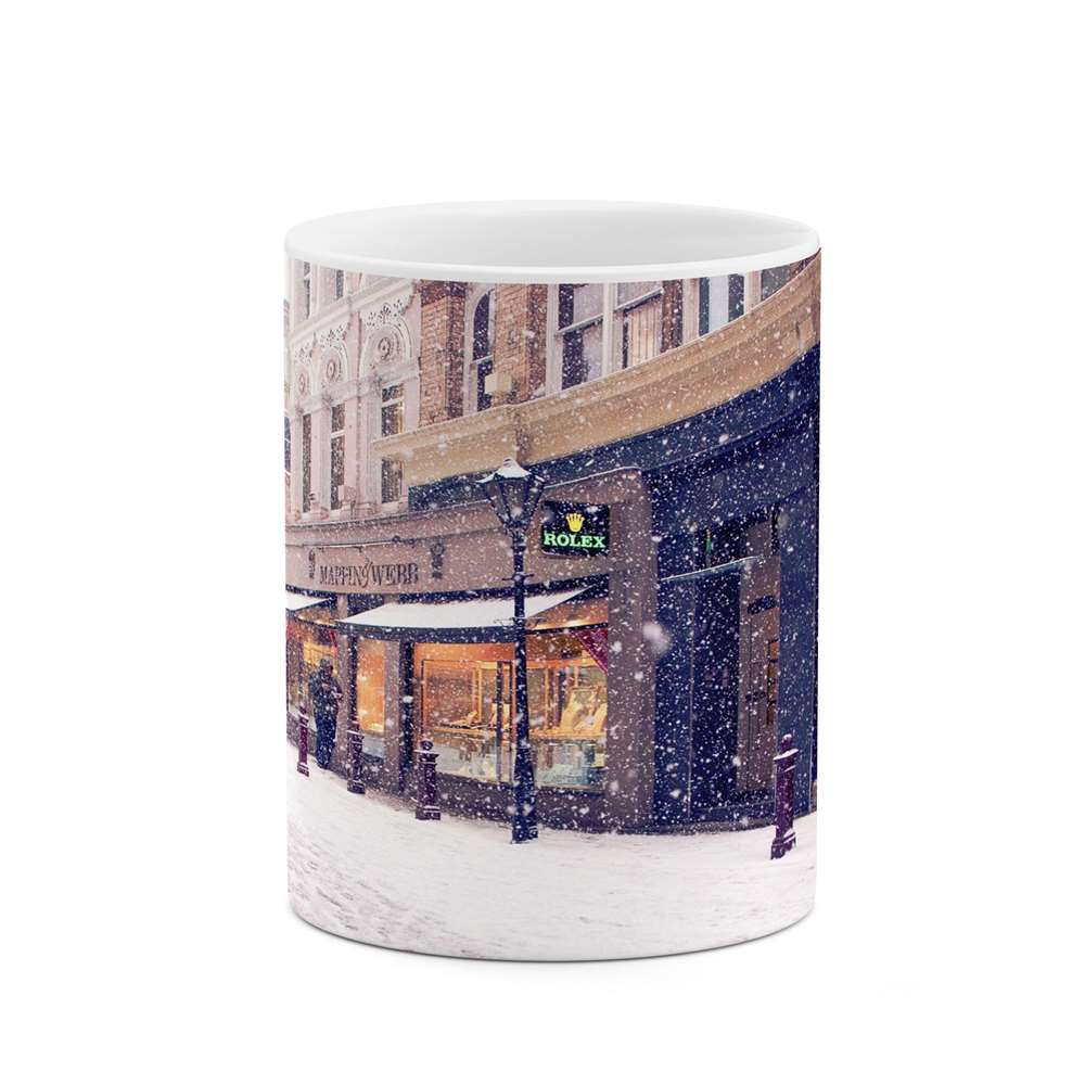 ماگ کاکتی طرح منظره برفی مدل mgs14897