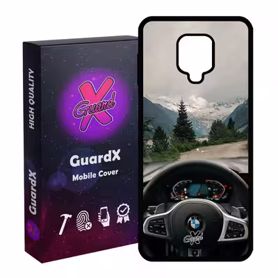 کاور گارد ایکس طرح BMW مدل Glass10346 مناسب برای گوشی موبایل شیائومی Redmi Note 9S / Note 9 Pro / Note 9 Pro Max