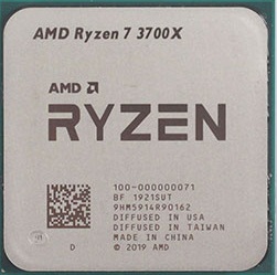پردازنده تری ای ام دی مدل رایزن7 3700 ایکس با فرکانس 3.6 گیگاهرتز