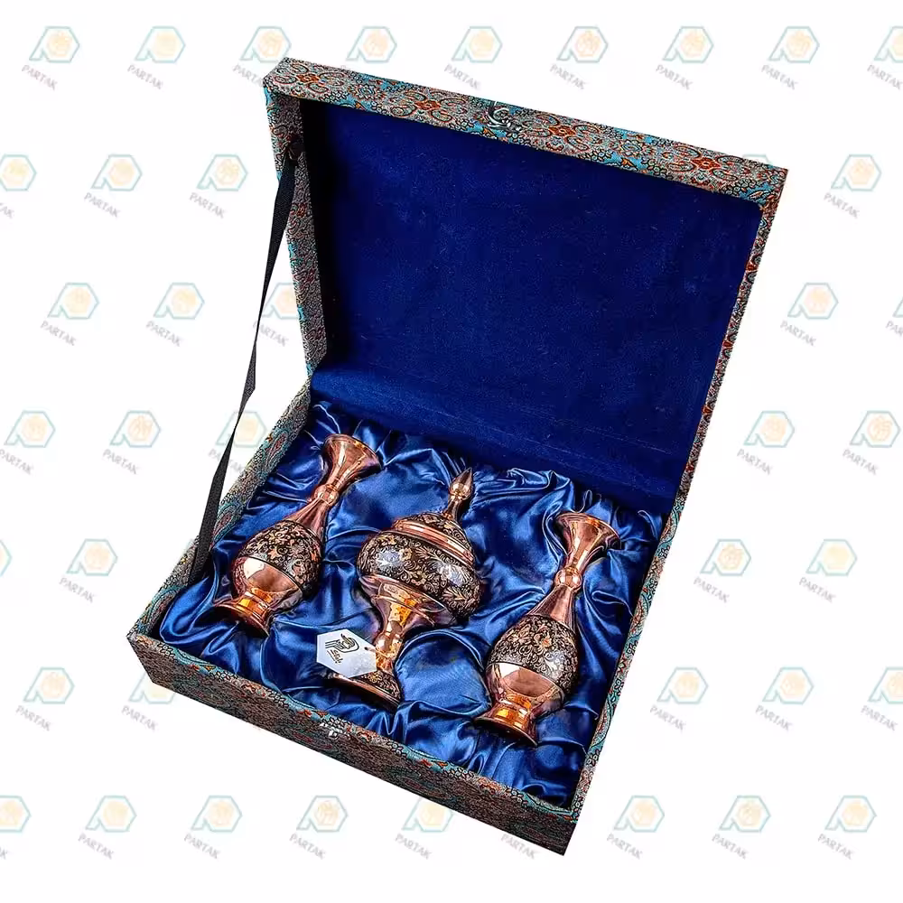 ست گلدان و شکلات خوری الماس تراش