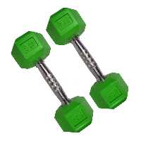 دمبل مدل شش ضلعی وزن 4 کیلوگرم بسته 2 عددی