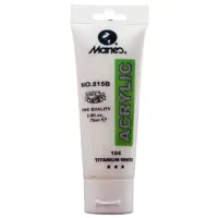 رنگ اکریلیک ماریز مدل 104 Titanium White حجم 75 میلی لیتر