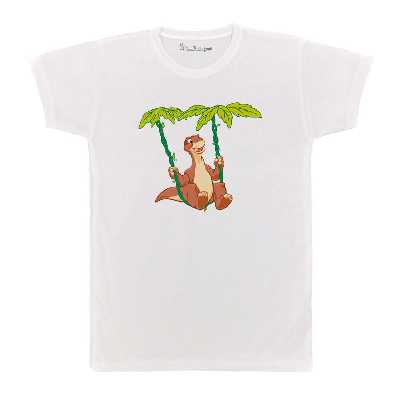 تی شرت بچگانه پرمانه طرح دایناسورهای بامزه کد pmt.5126