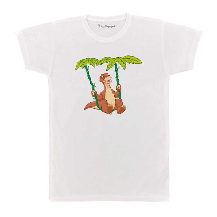 تی شرت بچگانه پرمانه طرح دایناسورهای بامزه کد pmt.5126