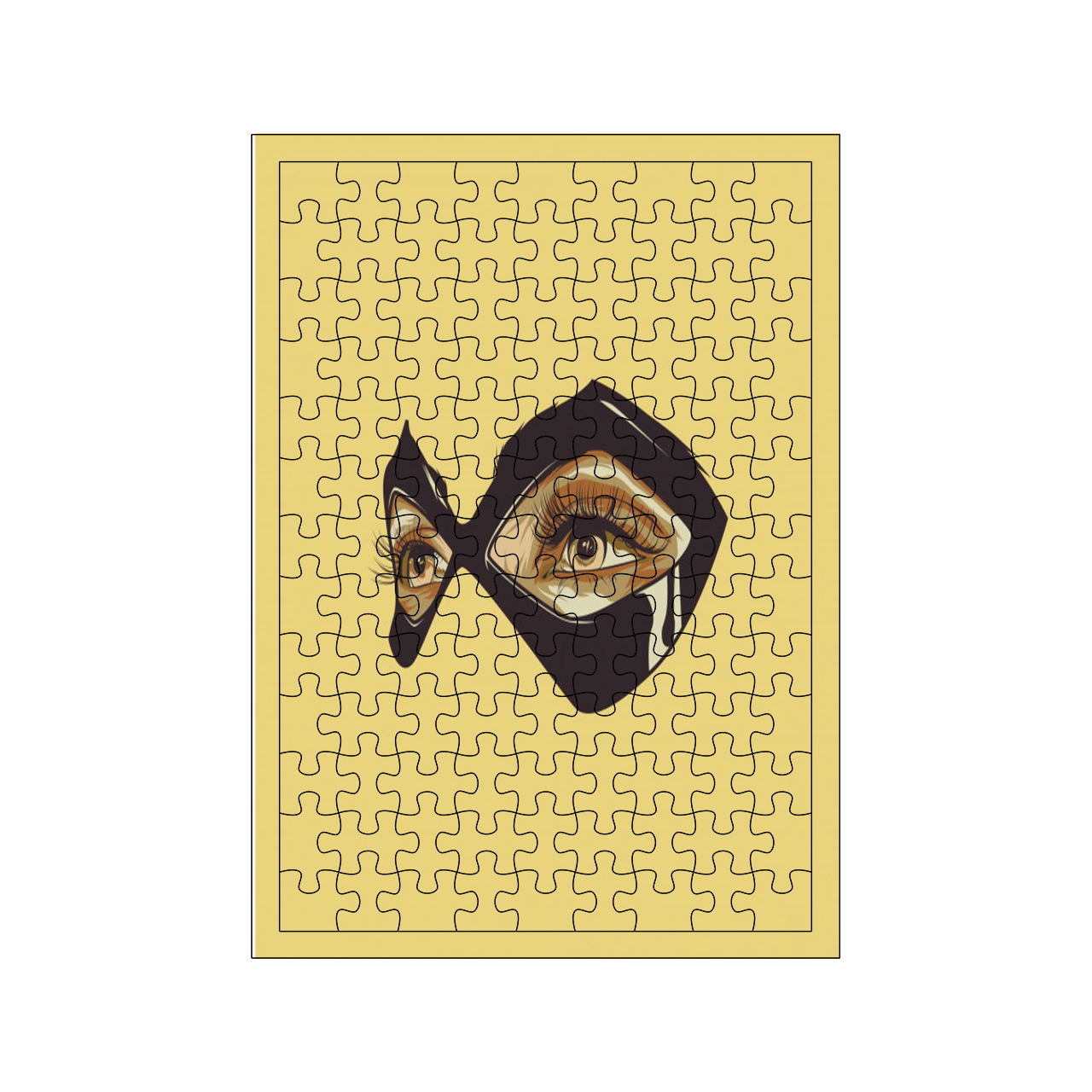 پازل 117 تکه مدل چشم کد 395