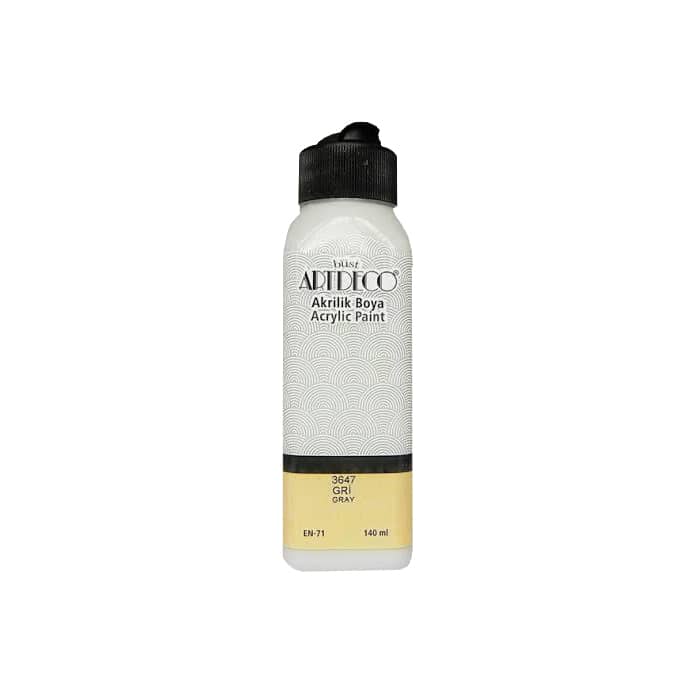 رنگ چوب پوششی طوسی اکرلیک ارتدکو مدل AK 1010 حجم 140 میلی لیتر