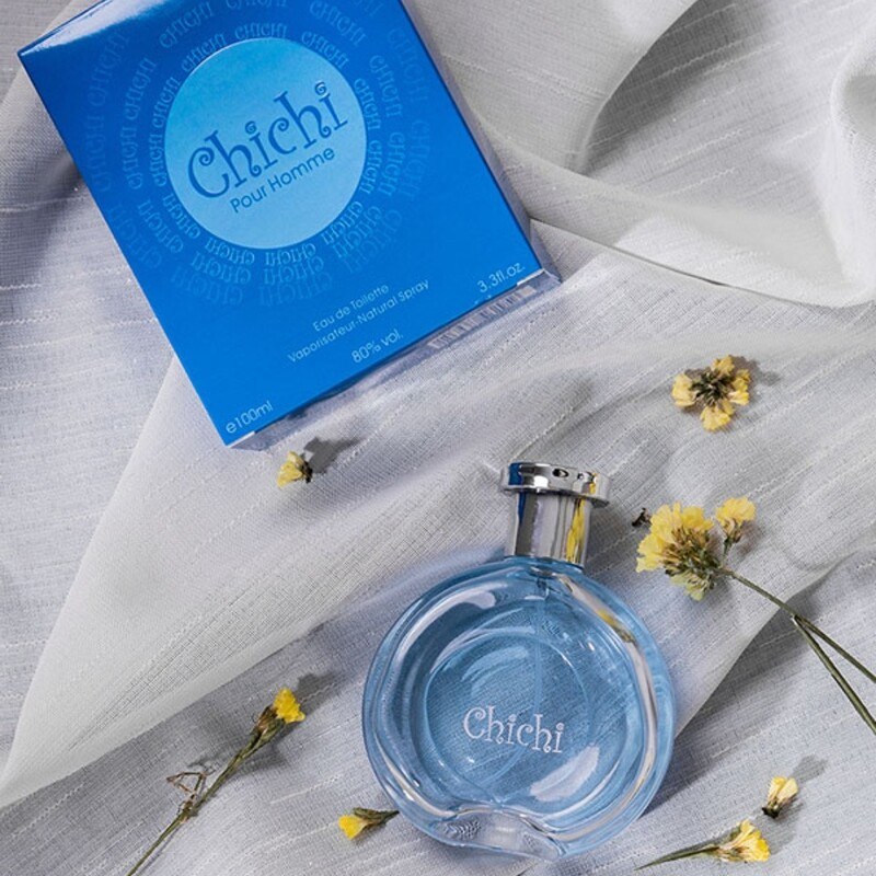ادکلن مردانه چی چی آبی لاکچری پخش بو و ماندگاری خوب مناسب کادو هدیه