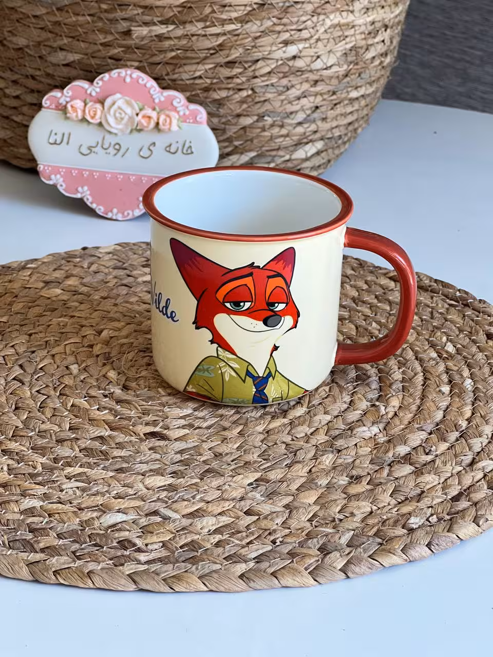ماگ دیزنی کارتن زوتوپیا طرح روباه Nick Wilde کد 3609