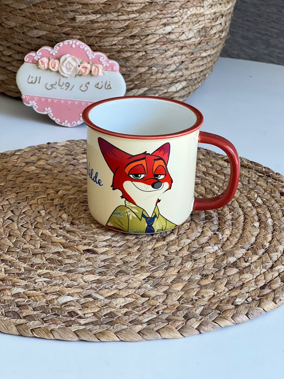 ماگ دیزنی کارتن زوتوپیا طرح روباه Nick Wilde کد 3609