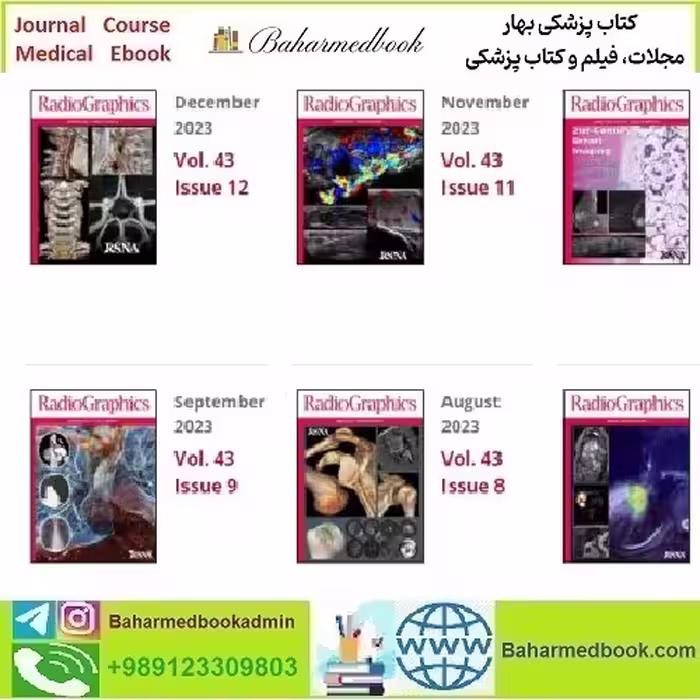 RadioGraphics 2023 Full Archives TRUE PDF price 20€ - کتاب پزشکی بهار