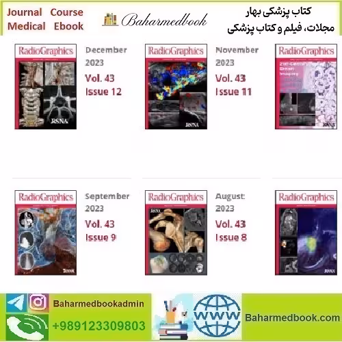 RadioGraphics 2023 Full Archives TRUE PDF price 20€ - کتاب پزشکی بهار