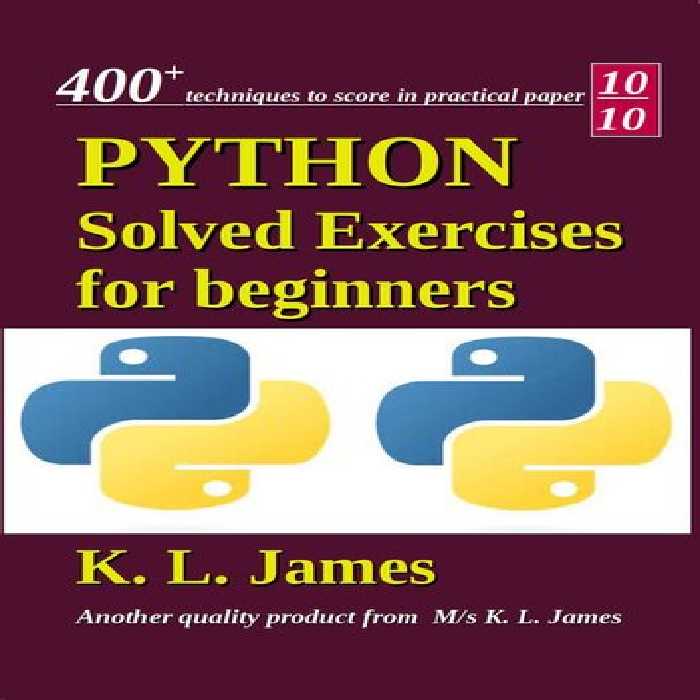 خرید و دانلود نسخه کامل کتاب Python Solved Exercises : for beginners