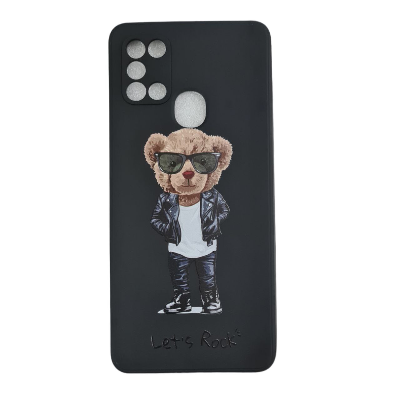کاور مدل IMD طرح خرس کد 284 مناسب برای گوشی موبایل سامسونگ Galaxy A21S