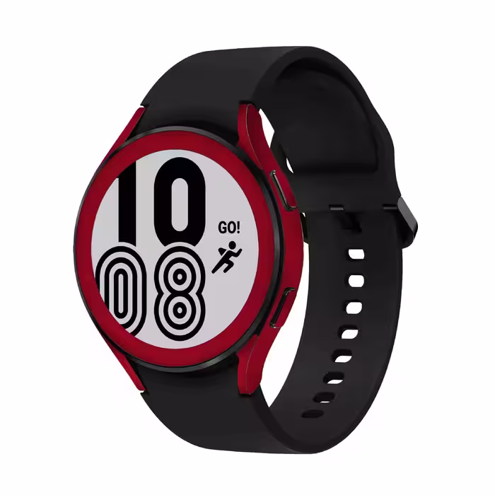 برچسب ماهوت طرح Matte Warm Red مناسب برای ساعت هوشمند سامسونگ Watch4 44mm
