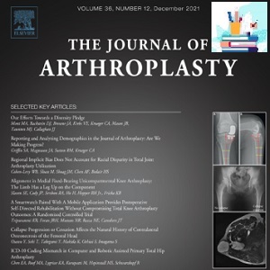 The Journal of Arthroplasty 2022 Full Archives at 30€ - کتاب پزشکی بهار