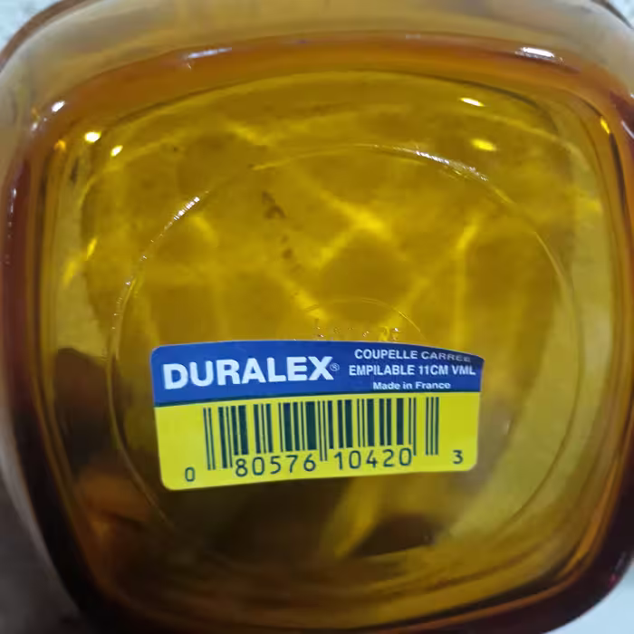 پیاله دورالکس مدل 4گوش بسته 6 عددی