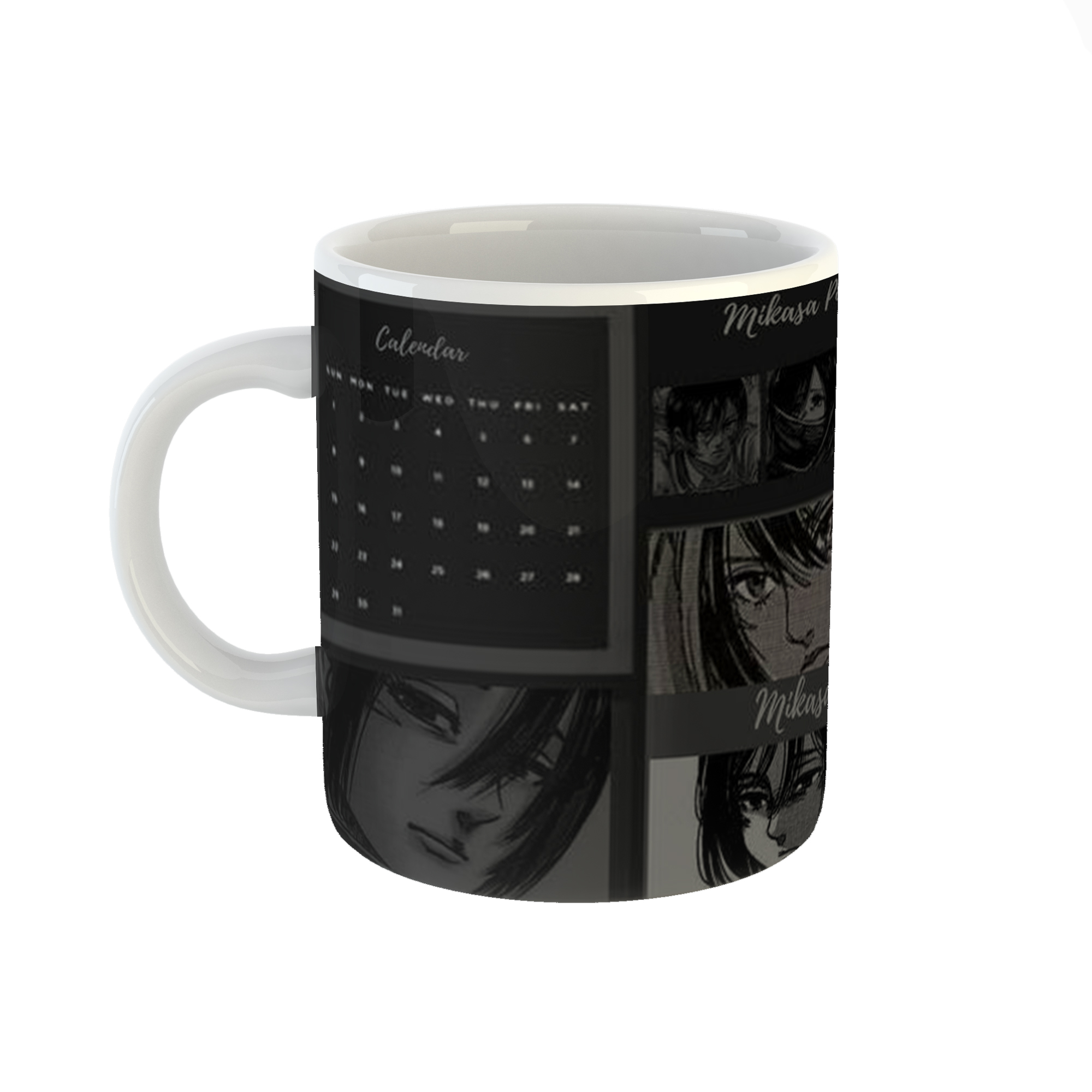 ماگ طرح anime mikasa  کد 1