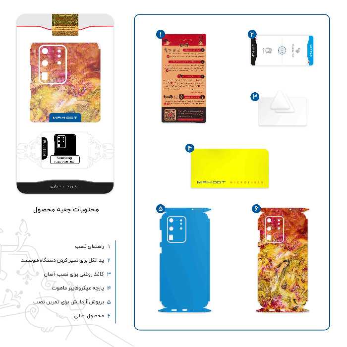 برچسب پوششی ماهوت مدل Persian miniature 1-FullSkin مناسب برای گوشی موبایل سامسونگ Galaxy S20 Ultra
