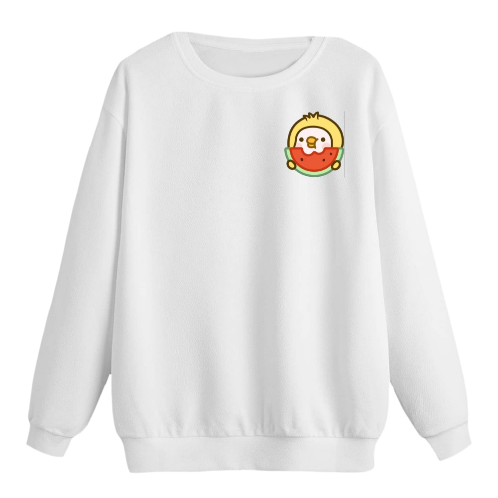 سویشرت زنانه مدل جوجه و هندوانه یلدایی