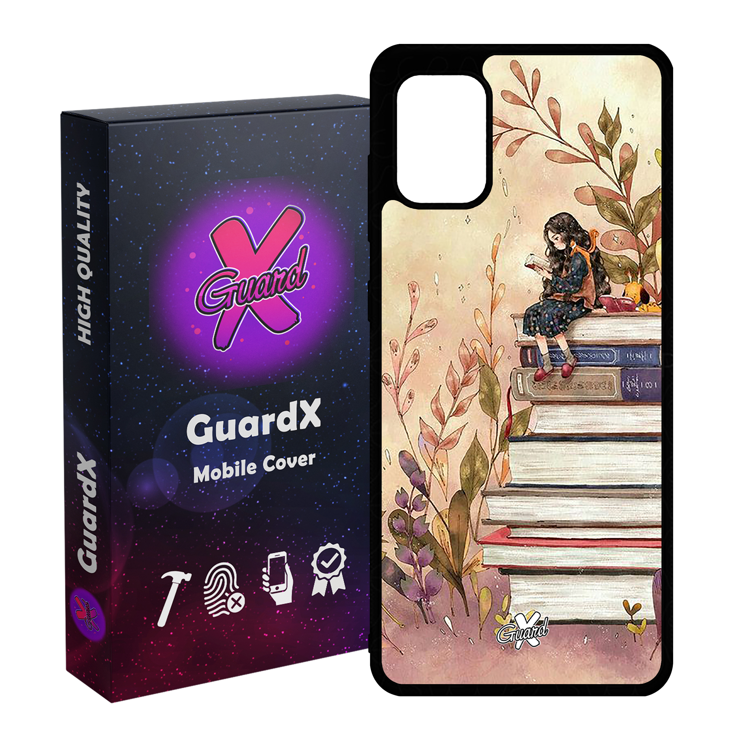 کاور گارد ایکس طرح دختر مدل Glass10313 مناسب برای گوشی موبایل سامسونگ Galaxy A71