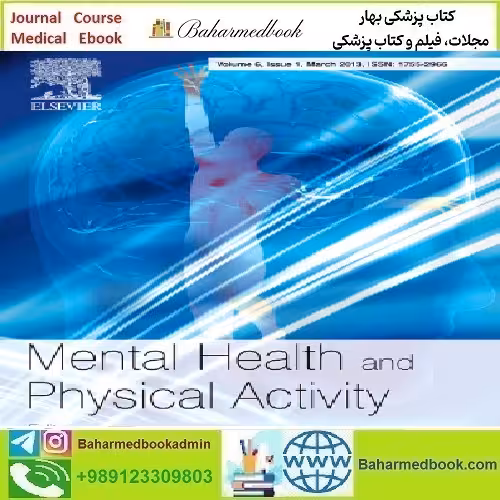 Mental Health and Physical Activity Volume 18 to 19 2020