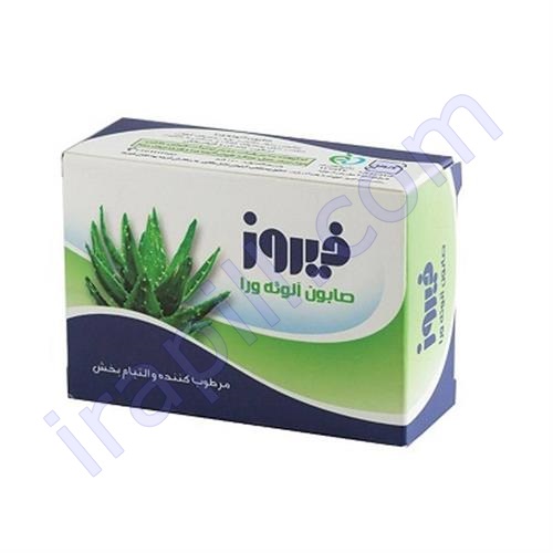 صابون آلوئه ورا فیروز مناسب پوست های خشک و حساس 120 گرم