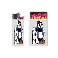 فندک مدل پاندا  کد 769 به همراه کبریت