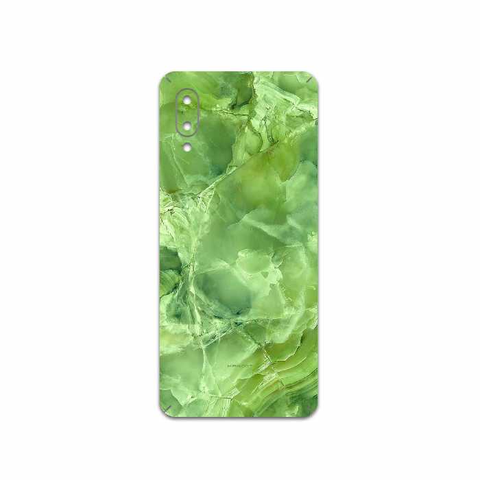 برچسب پوششی ماهوت مدل Green-Crystal-Marble مناسب برای گوشی موبایل سامسونگ Galaxy A02
