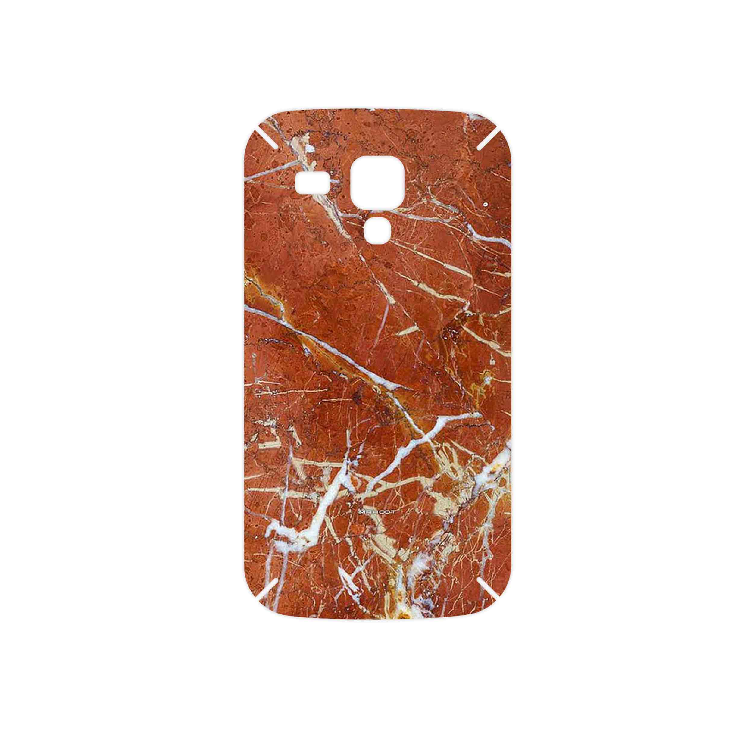 برچسب پوششی ماهوت مدل Red Marble مناسب برای گوشی موبایل سامسونگ Galaxy S Duos GT S7562