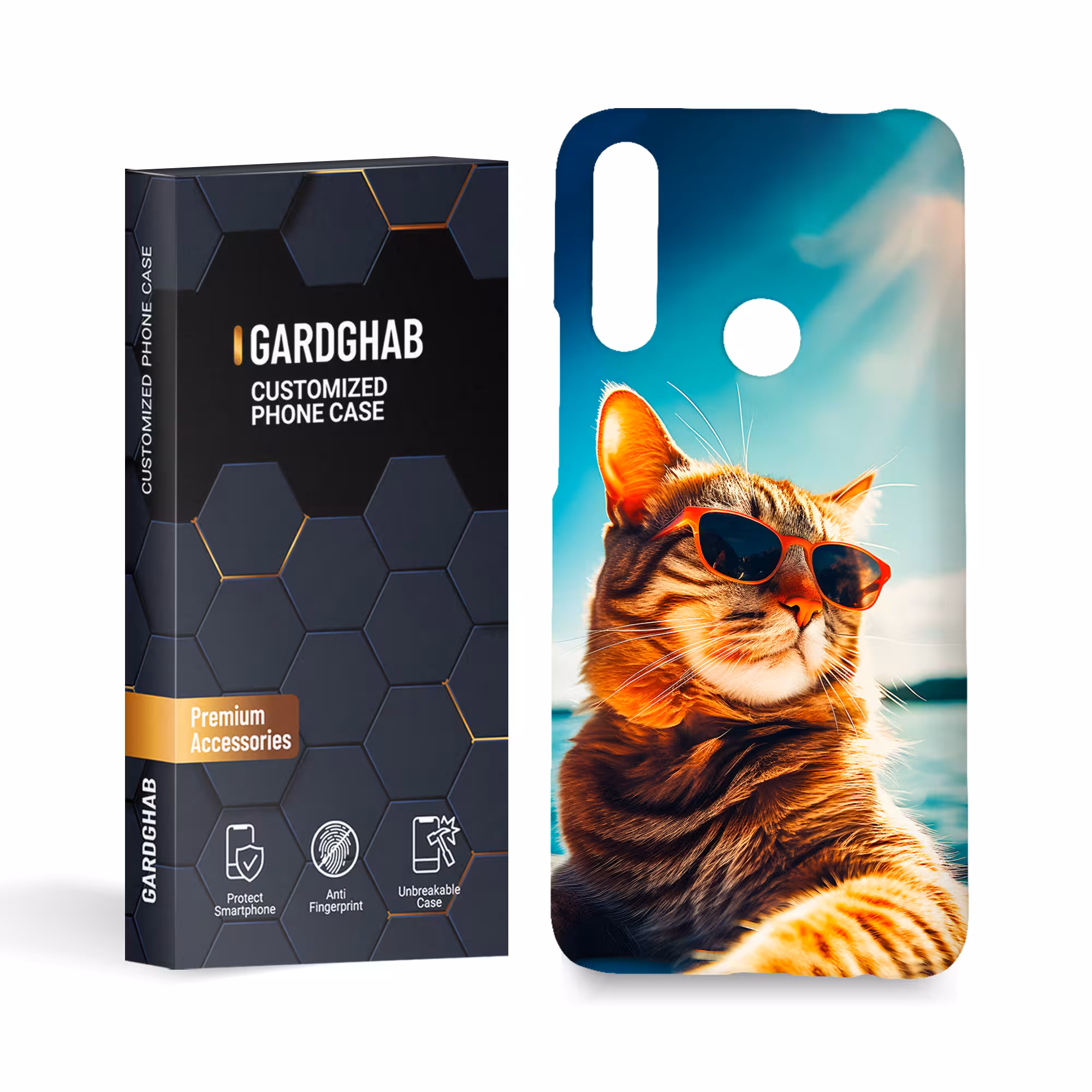 کاور گارد قاب مدل حیوانات مناسب برای گوشی موبایل هوآوی Y9 Prime 2019 / P Smart Z 