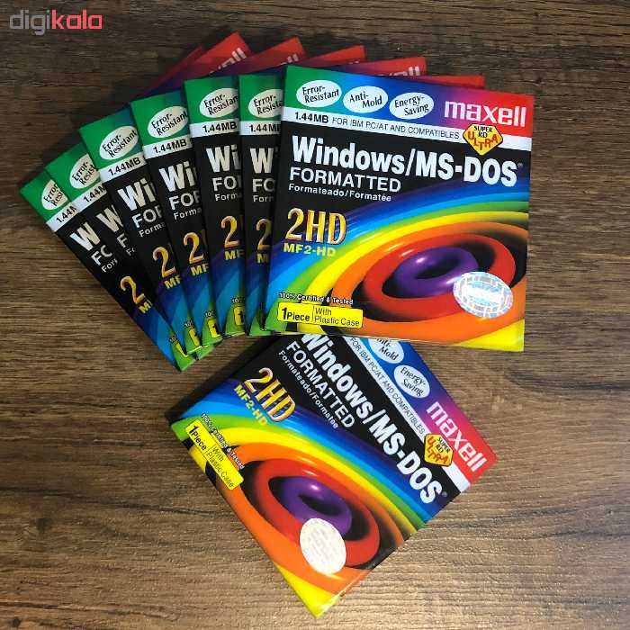 فلاپی دیسک قابدار مکسل مدل 2HD-1.44Mb