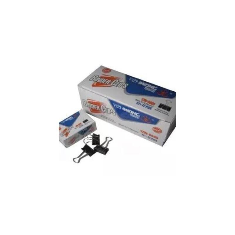 گیره دوبل سایز 19میلی متر بسته 12 عددی