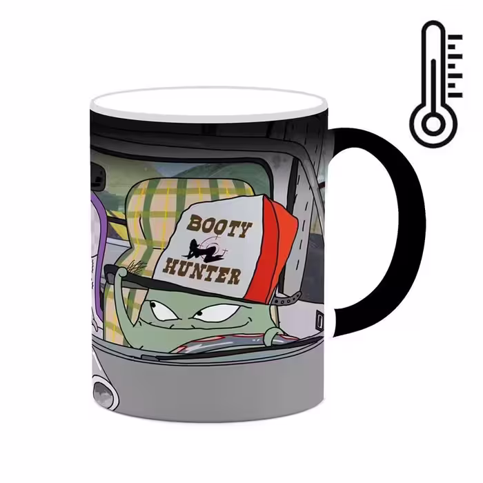 ماگ حرارتی کاکتی طرح کارتون Squidbillies مدل mgh23229