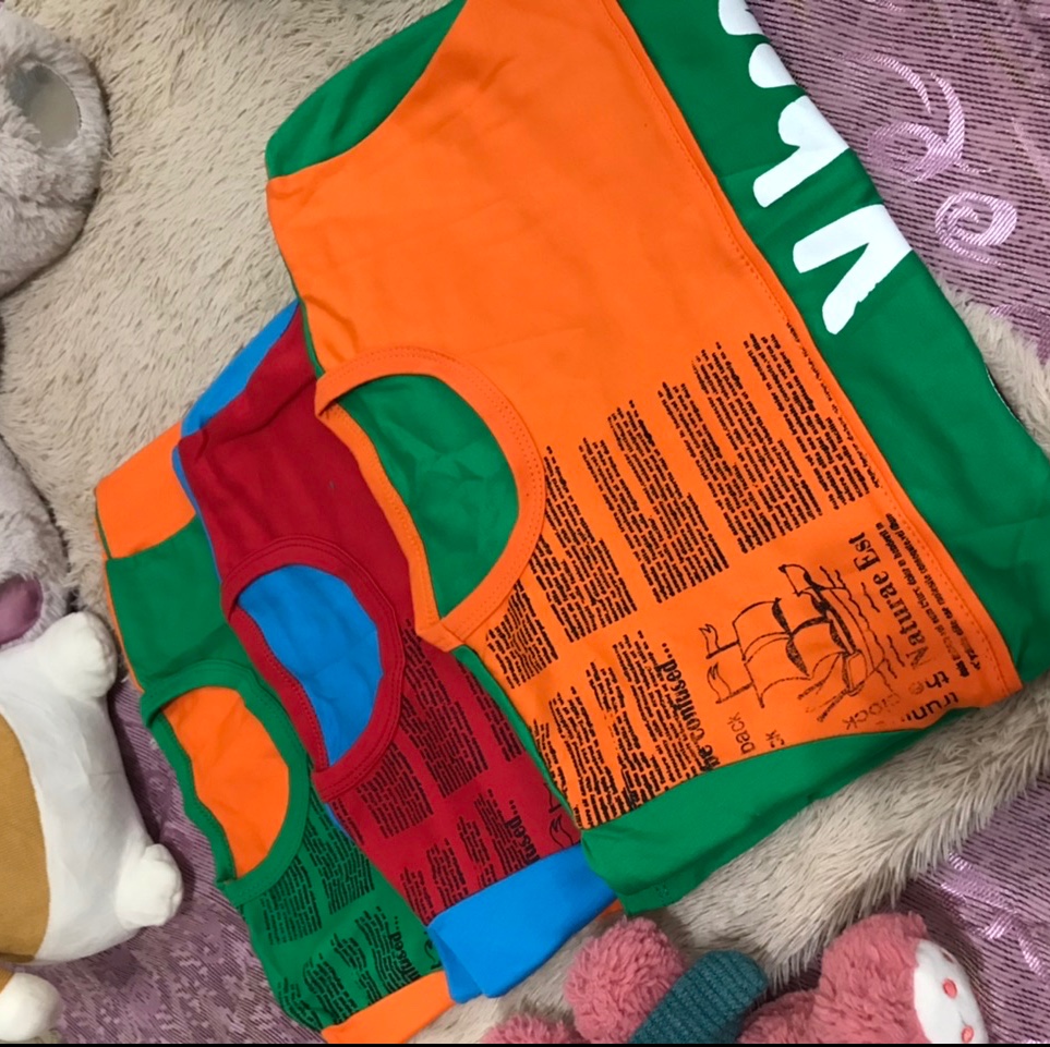 لباس استین دار نخی پسرانه